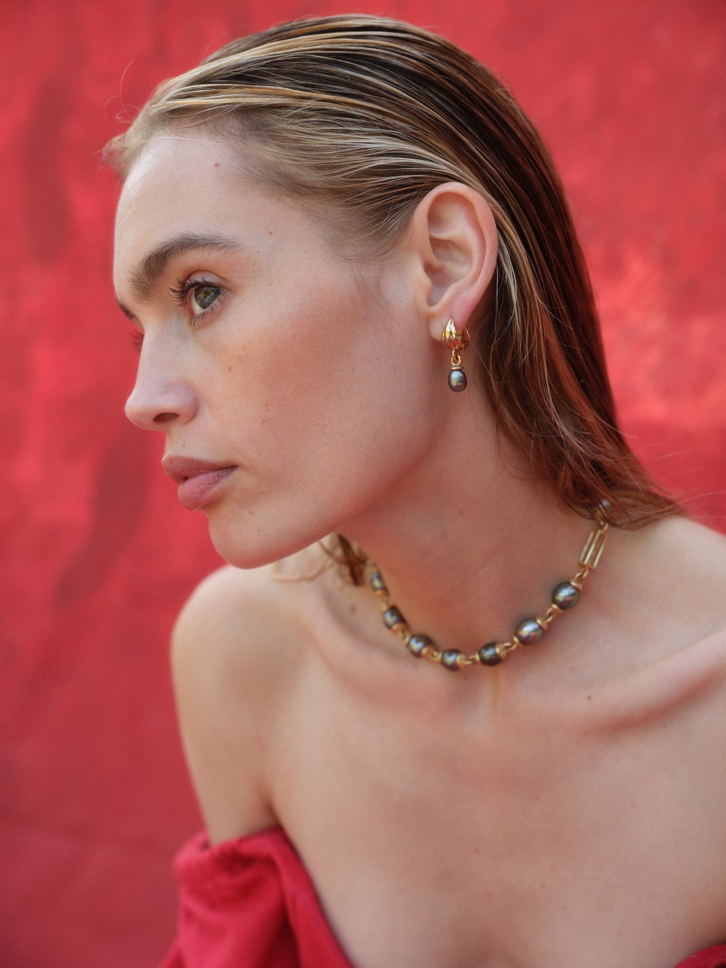 BETTINA TAHITIAN PEARL EARRINGS SMALL