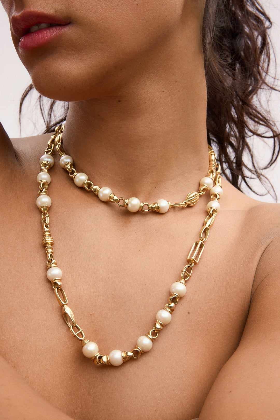 MARGOT SEVEN PEARL NECKLACE