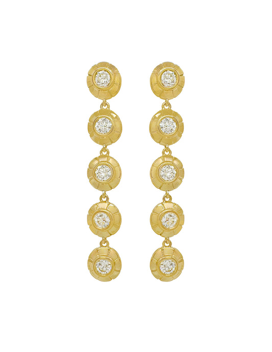 OBO DIAMOND DROP EARRINGS