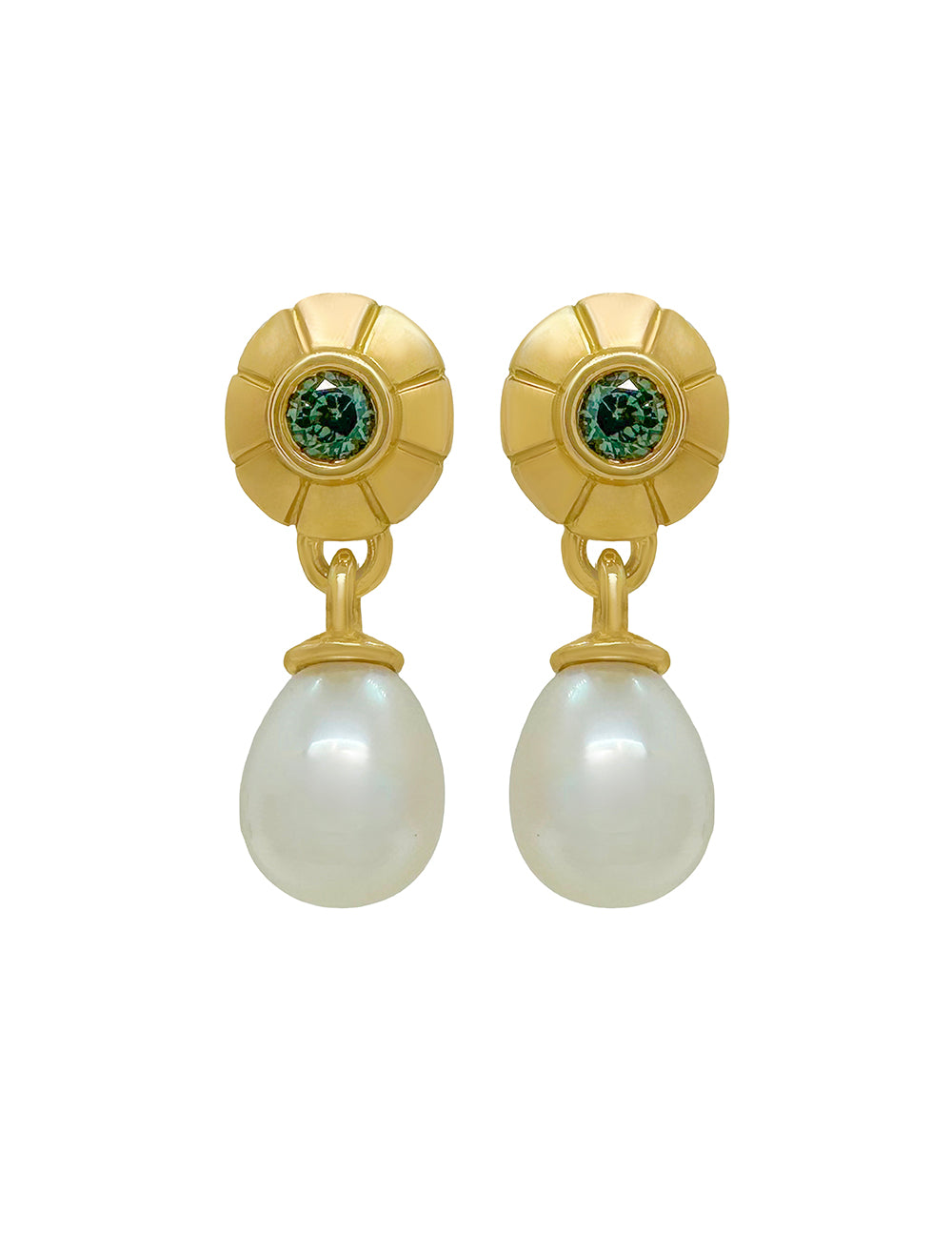 OBO LARGE STUD WITH PEARLS