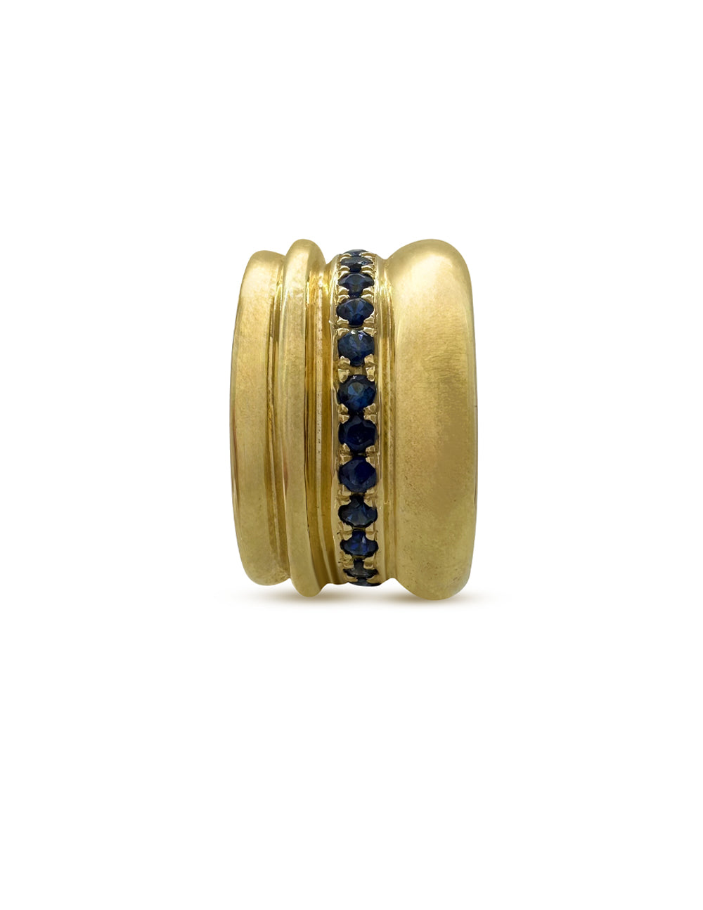 CLEO RING WITH BLUE SAPPHIRES