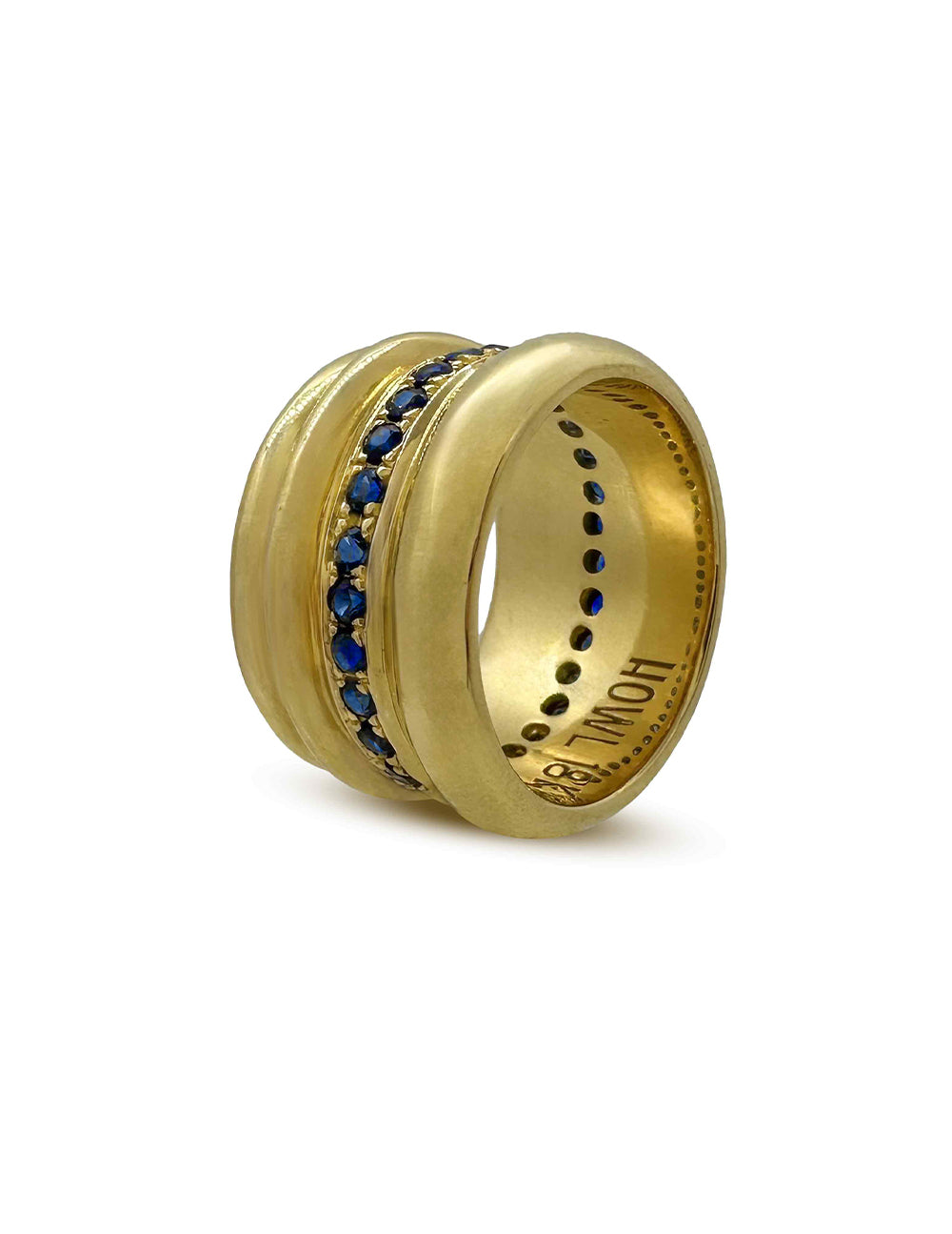 CLEO RING WITH BLUE SAPPHIRES