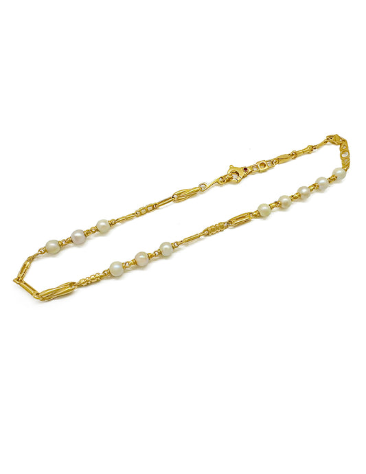 METROPOLIS NECKLACE WITH PEARLS