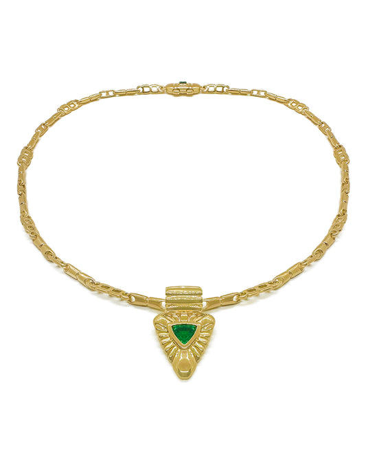 POMPEII EMERALD NECKLACE