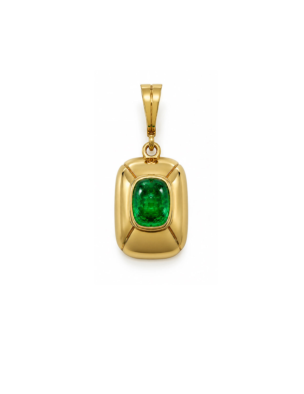 RALEIGH EMERALD CABACHON PENDANT