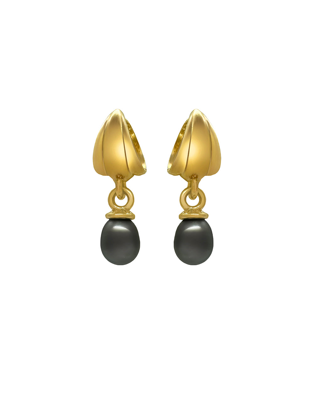 BETTINA TAHITIAN PEARL EARRINGS SMALL
