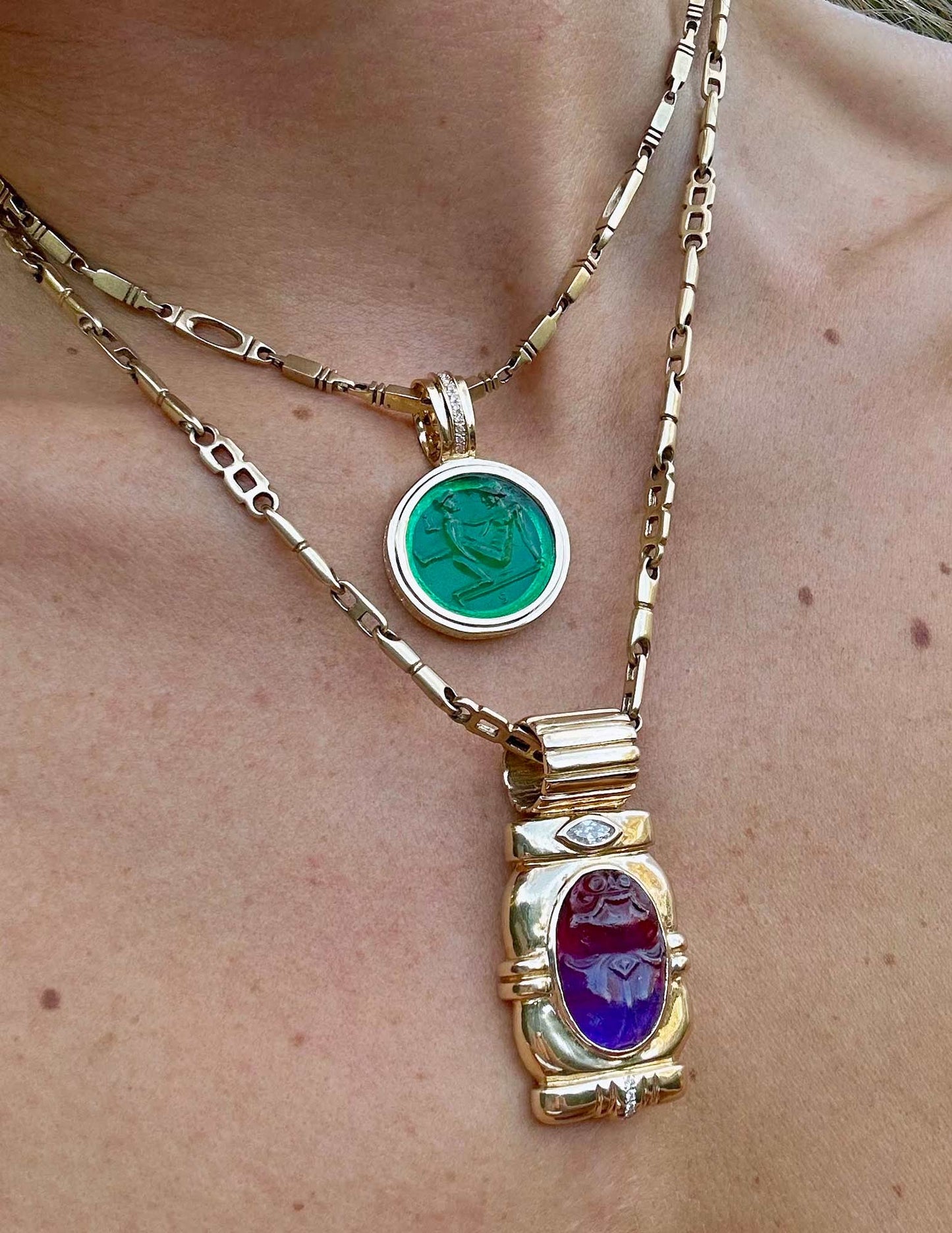 THE SHAI PENDANT- GREEN