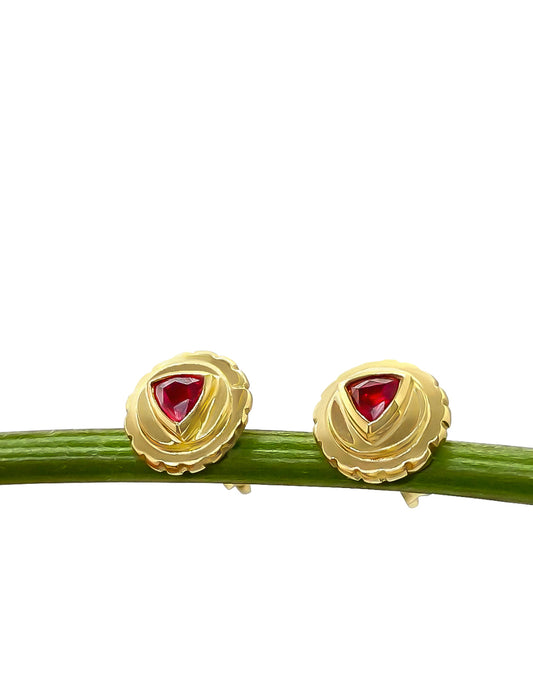 RUBY TRILLION STUDS