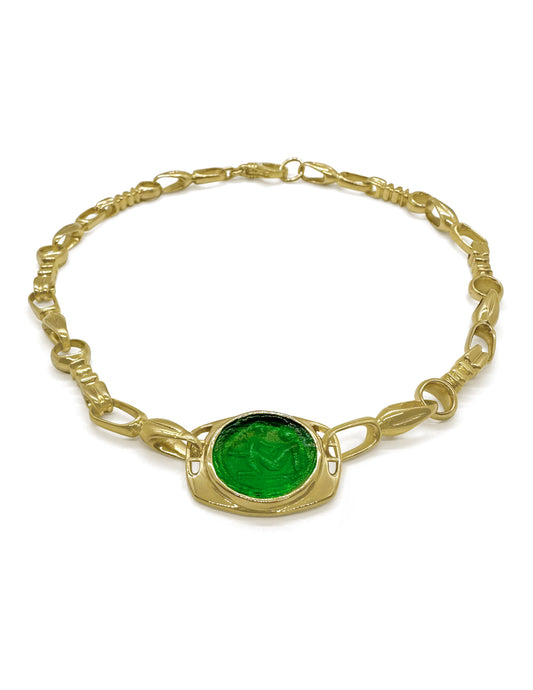 ZINZI VENETIAN GLASS CHOKER