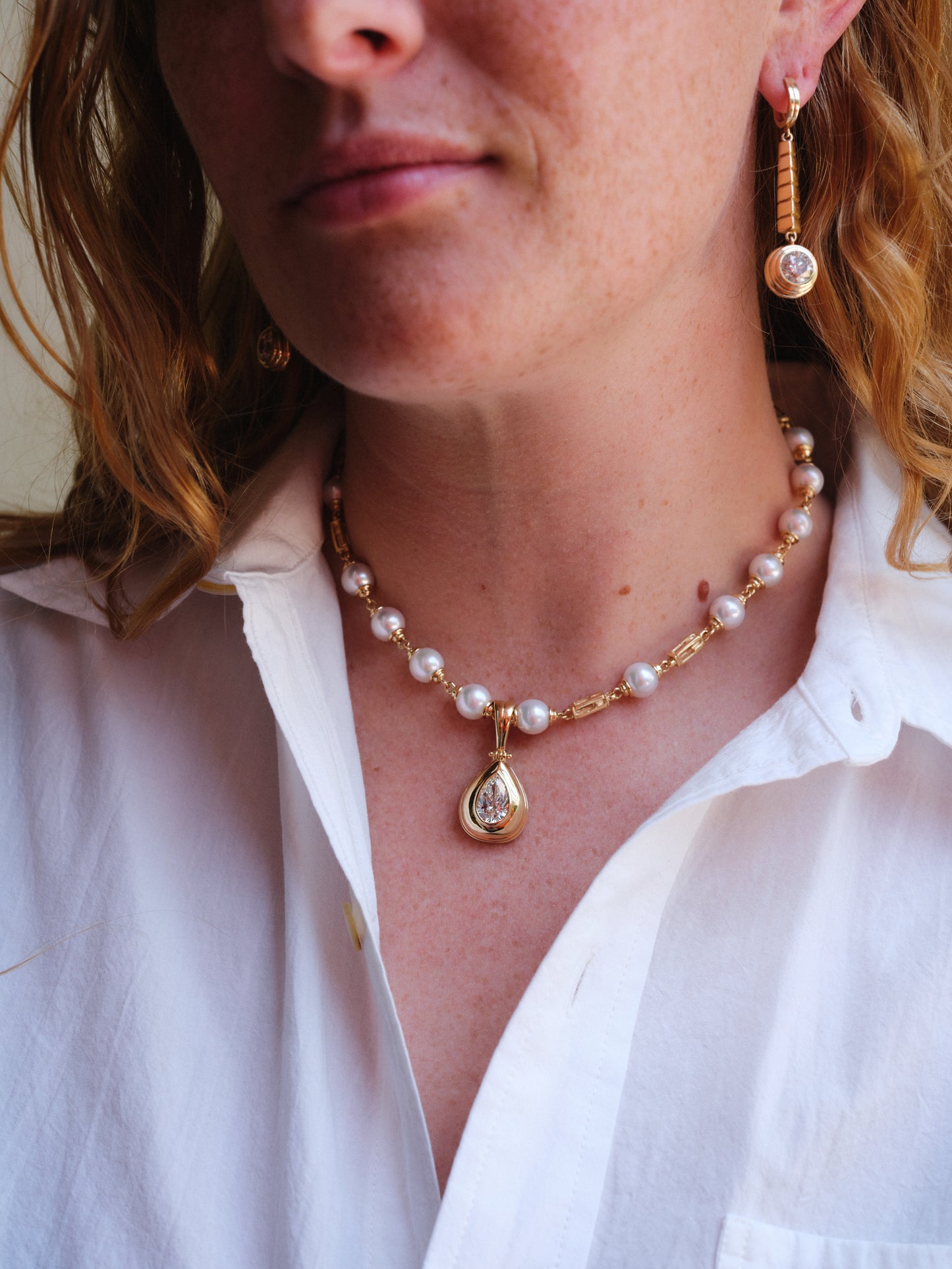 ASTOR PEAR DIAMOND PENDANT