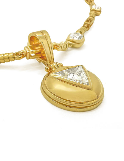 ASTOR TRIANGLE DIAMOND PENDANT