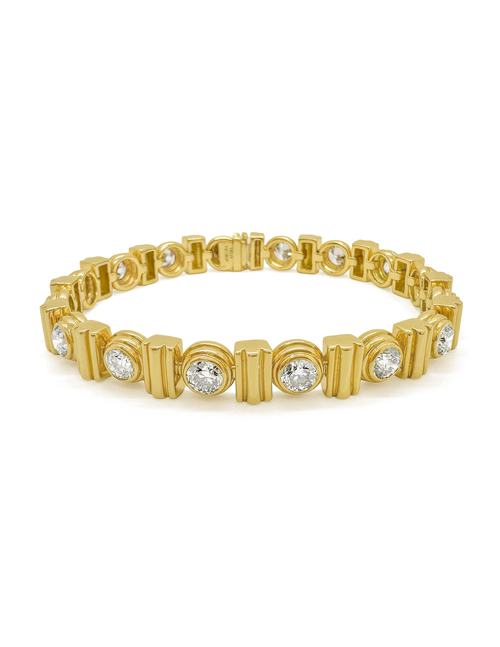 COLLINS CHAMPAGNE DIAMOND TENNIS BRACELET