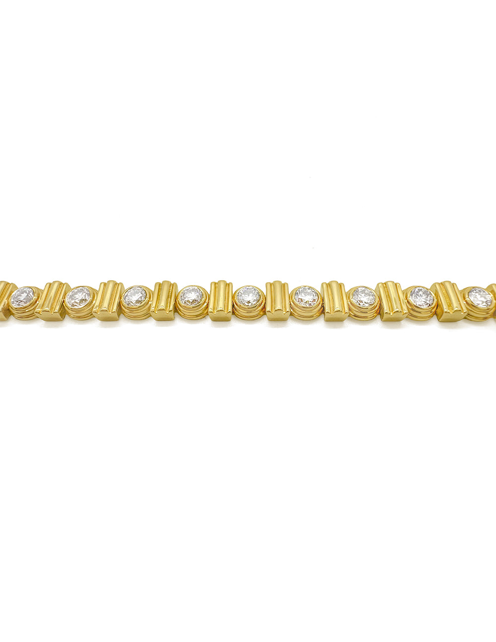 COLLINS CHAMPAGNE DIAMOND TENNIS BRACELET