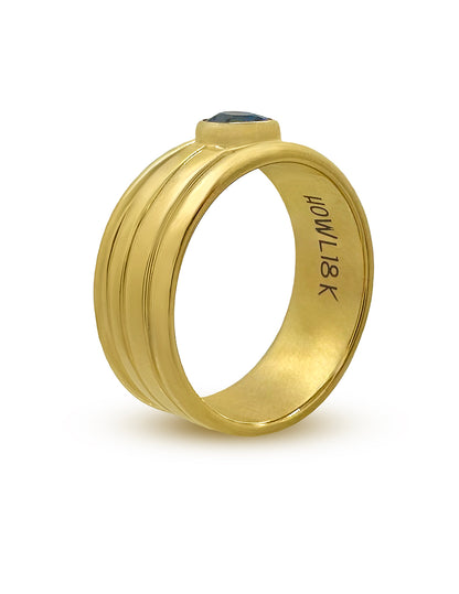 NOMAD BLUE SAPPHIRE RING MINI MENS