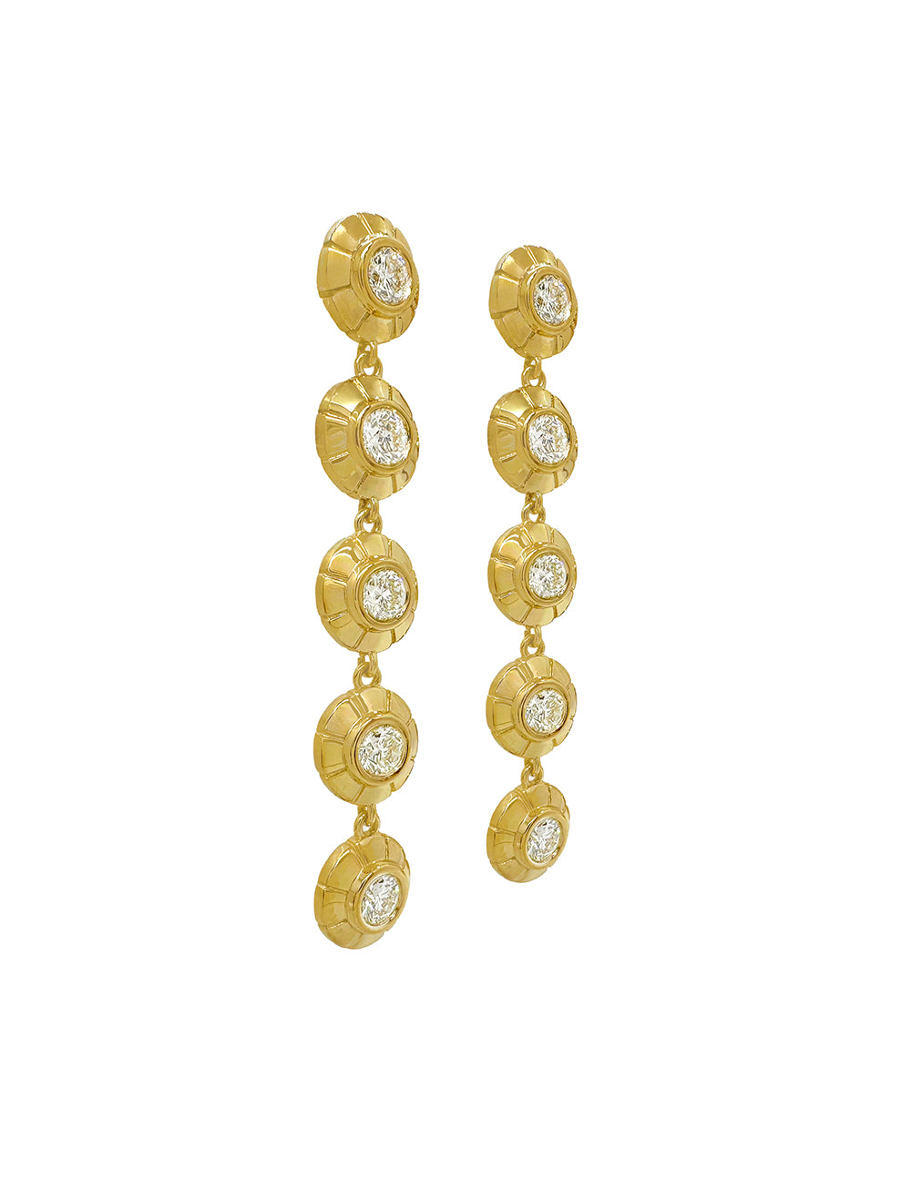 OBO DIAMOND DROP EARRINGS