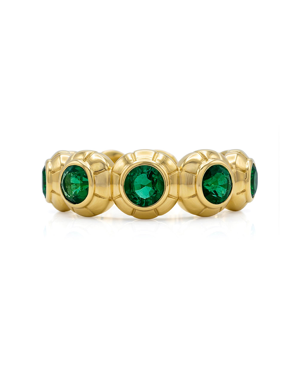 OBO EMERALD ETERNITY BAND