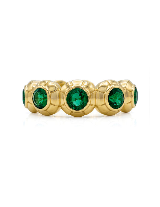 OBO EMERALD ETERNITY BAND