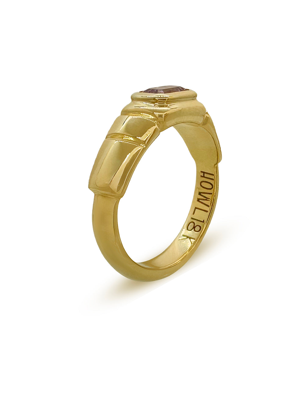SAVANNA MALAYA GARNET RING