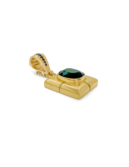 TULIA GREEN TOURMALINE PENDANT
