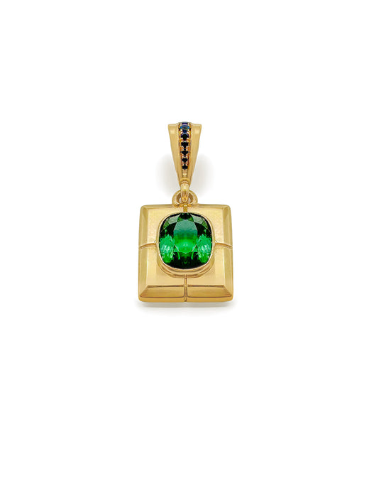 Tulia Green Tourmaline Pendant