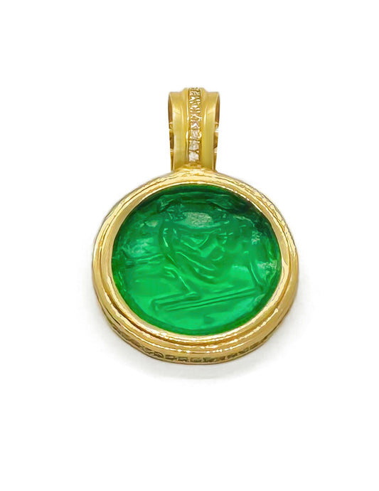 THE SHAI PENDANT- GREEN