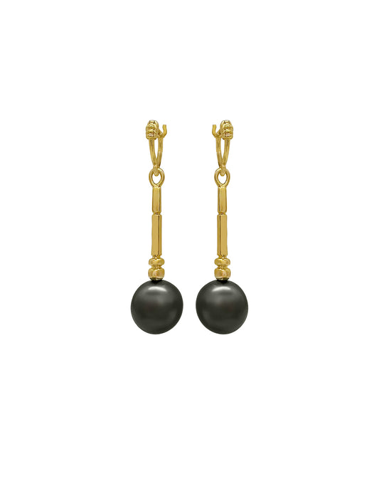 MAISIE TAHITIAN PEARL EARRINGS