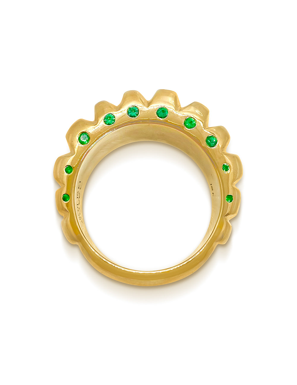 THE BOMB SHELL EMERALD RING