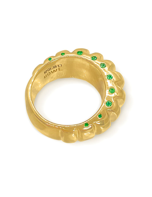 THE BOMB SHELL EMERALD RING